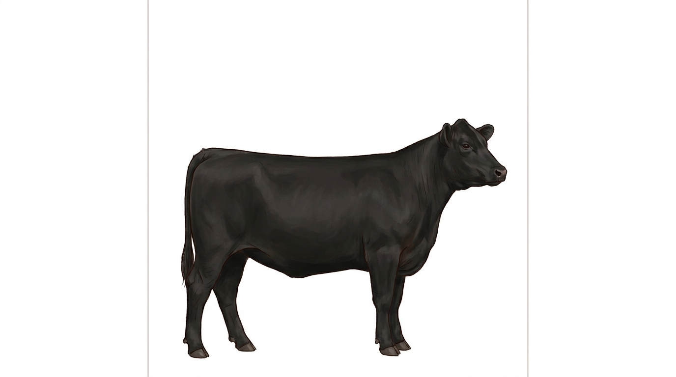 One Angus Heifer