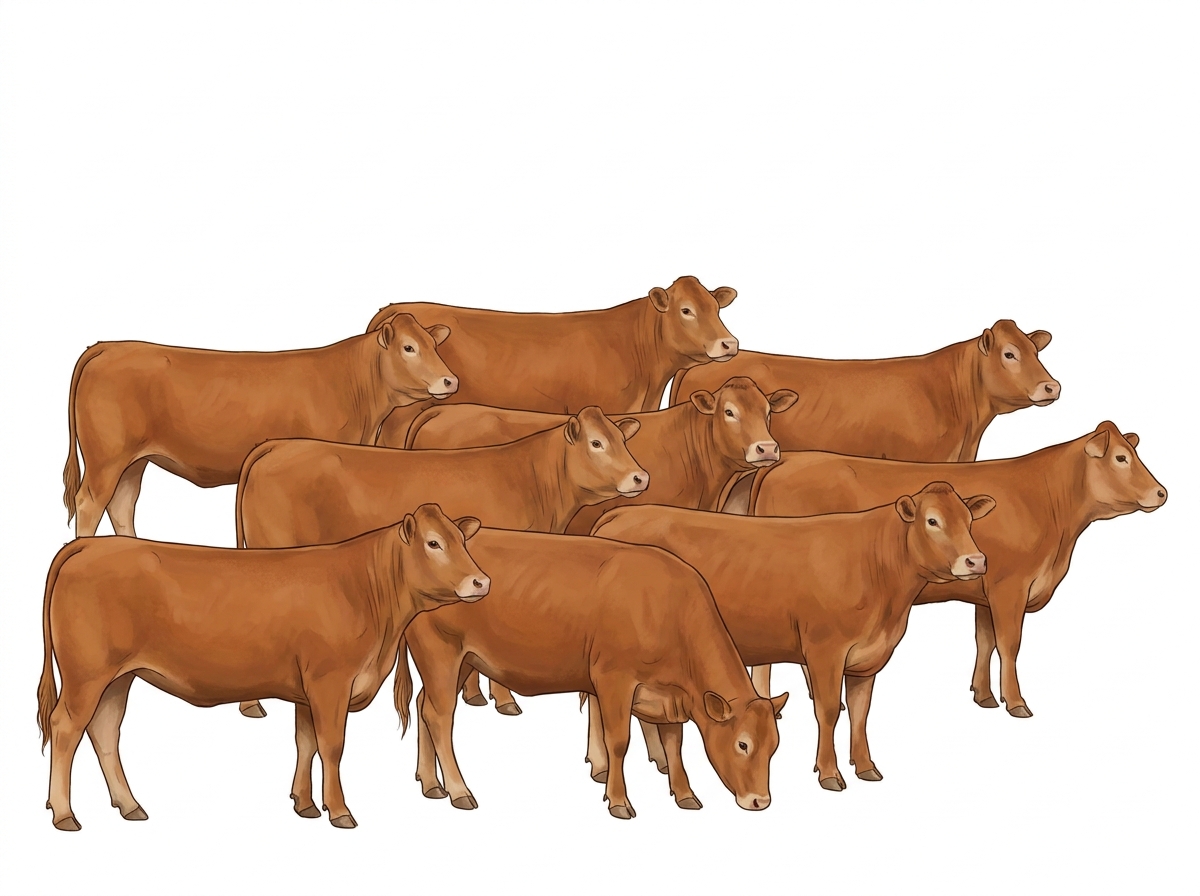 Ten Limousin Heifers